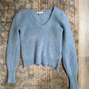 Madewell Alpaca V-Neck Sweater
